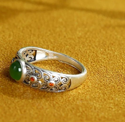 Classic Women's Sterling Silver Ring