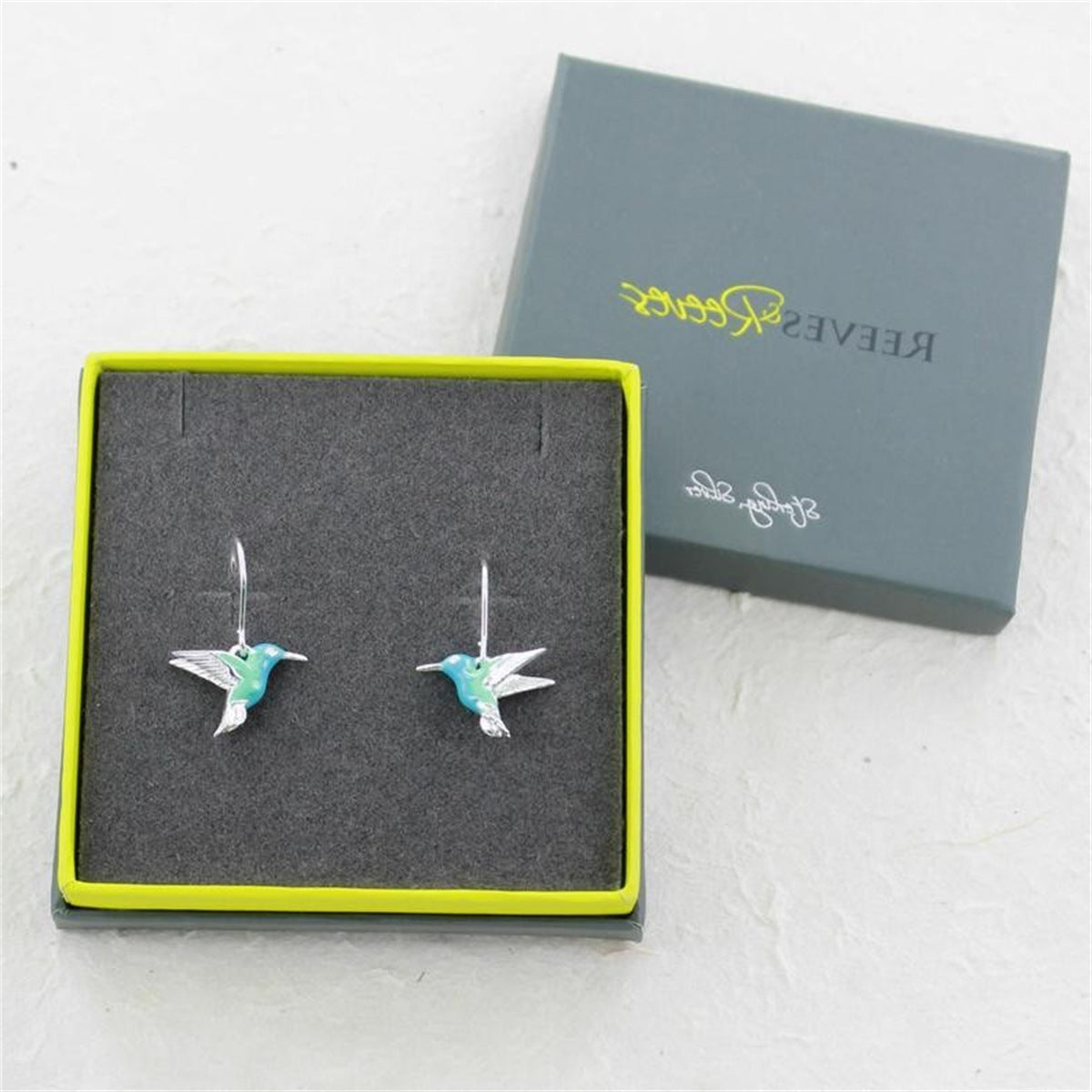 Fashion Vintage Blue Bird Earrings for Cross-Border Sale